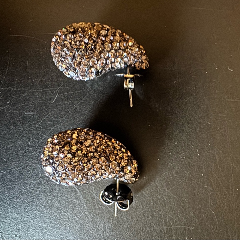 Anthropologie Black Petra Drop Earrings